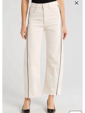 The Half Pipe High Waist Wide Leg Ankle Jeans Act Natural size 26 MSRP $258